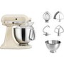 KitchenAid Artisan Stand Mixer with 4.8L & 3L Bowls in Almond Cream