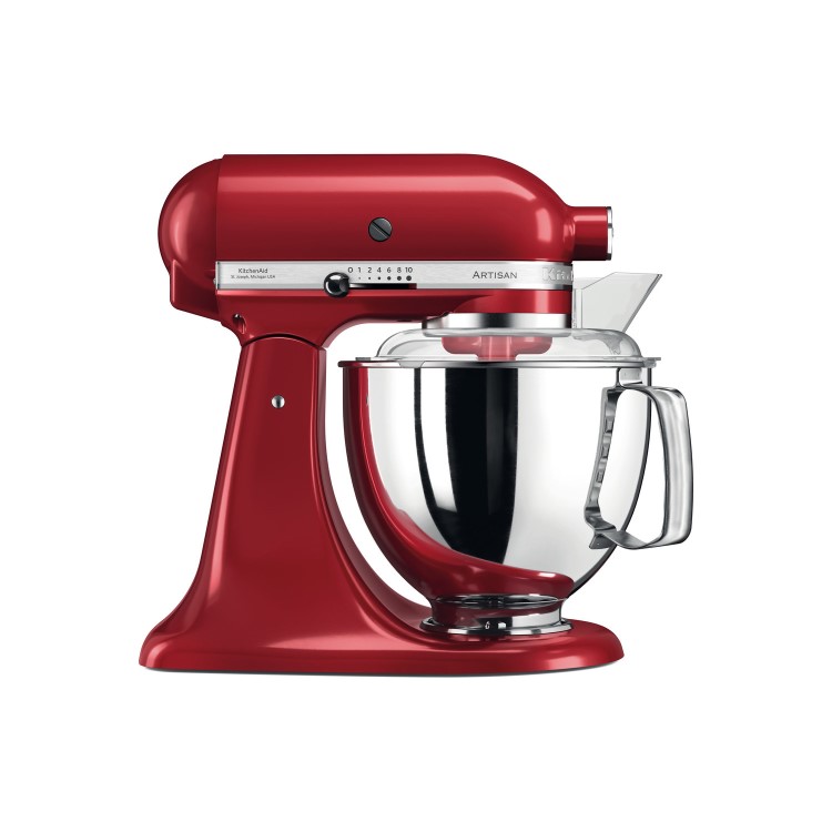 KitchenAid Artisan Stand Mixer with 4.8L & 3L Bowls in Empire Red