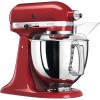 KitchenAid Artisan Stand Mixer with 4.8L &amp; 3L Bowls in Empire Red