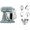 KitchenAid Artisan Stand Mixer with 4.8L &amp; 3L Bowls in Matte Fog Blue
