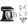 KitchenAid Artisan Stand Mixer with 4.8L & 3L Bowls in Onyx Black