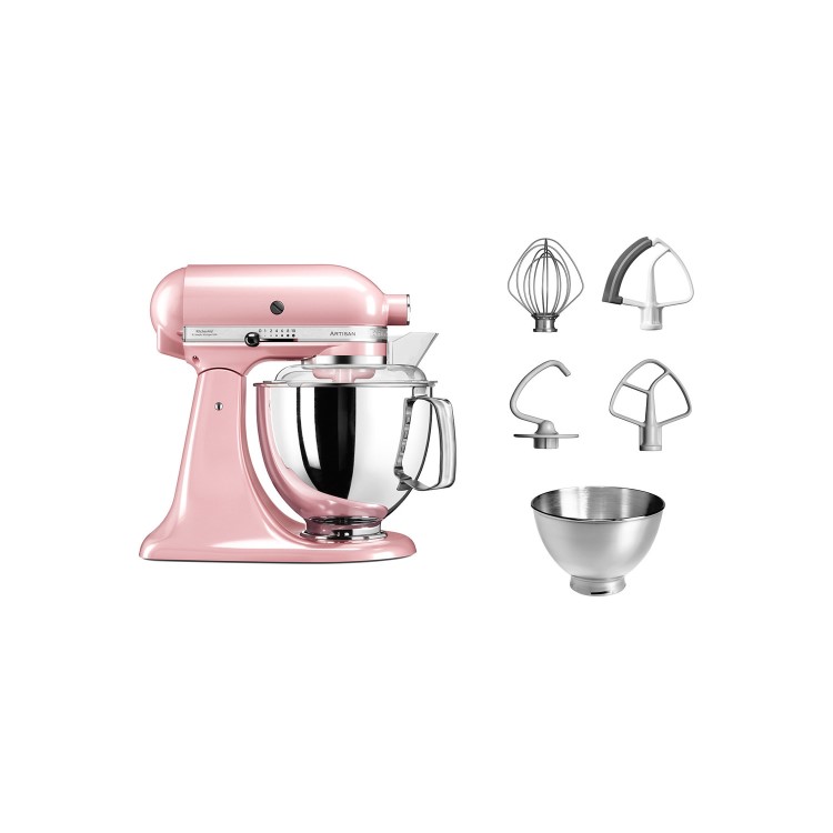 Refurbished KitchenAid 5KSM175PSBSP 4.8L Artisan Stand Mixer - Silk Pink