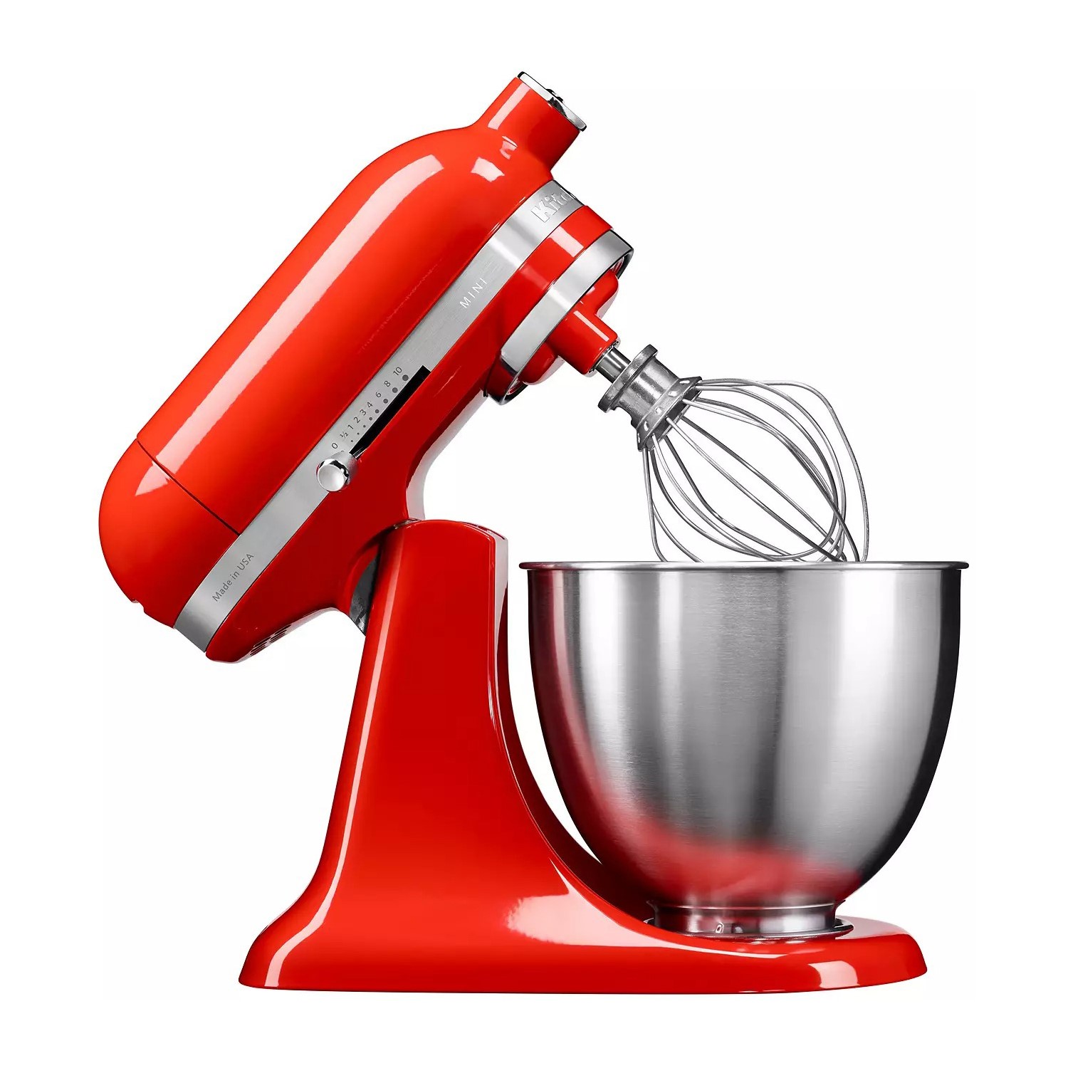 KitchenAid Mini Stand Mixer with 3.3L Bowl in Hot Sauce BuyItDirect.ie