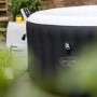 Lay-Z Spa AirJet Miami 4 Person Inflatable Hot Tub in Black - Box Opened