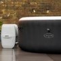 Lay-Z Spa AirJet Miami 4 Person Inflatable Hot Tub in Black - Box Opened