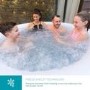 Lay-Z Spa AirJet Miami 4 Person Inflatable Hot Tub in Black - Box Opened