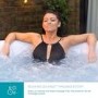 Lay-Z Spa AirJet Miami 4 Person Inflatable Hot Tub in Black - Box Opened