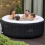 Lay-Z Spa AirJet Miami 4 Person Inflatable Hot Tub in Black - Box Opened