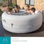 GRADE A1 - Lay-Z-Spa AirJet Vegas 6 Person Hot Tub in White