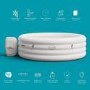 GRADE A1 - Lay-Z-Spa AirJet Vegas 6 Person Hot Tub in White