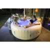 Lay-Z-Spa AirJet Paris 6 Person Hot Tub in White with LED Lights