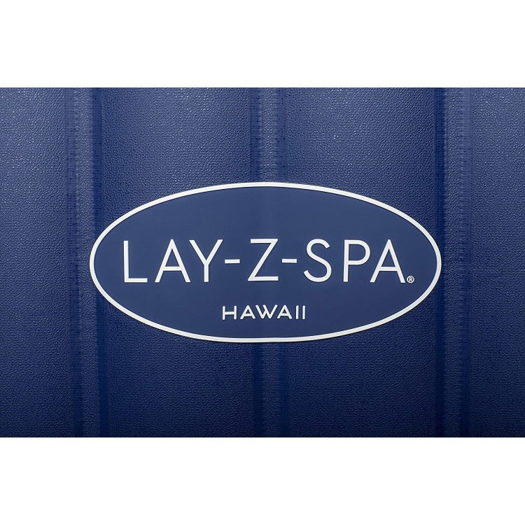 Lay-Z Spa AirJet Hawaii 6 Person Hot Tub in Blue
