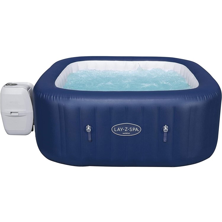 Lay-Z Spa AirJet Hawaii 6 Person Hot Tub in Blue