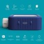 Lay-Z Spa AirJet Hawaii 6 Person Hot Tub in Blue