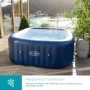 Lay-Z Spa AirJet Hawaii 6 Person Hot Tub in Blue