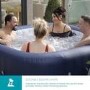 Lay-Z Spa AirJet Hawaii 6 Person Hot Tub in Blue
