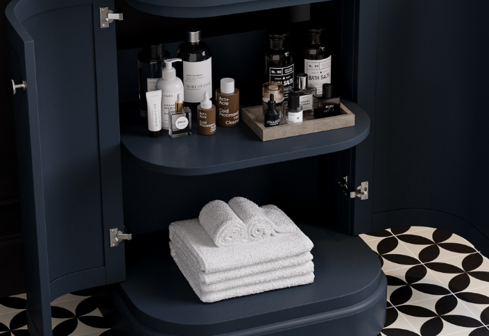 Basin Vanity Unit with Storage Space