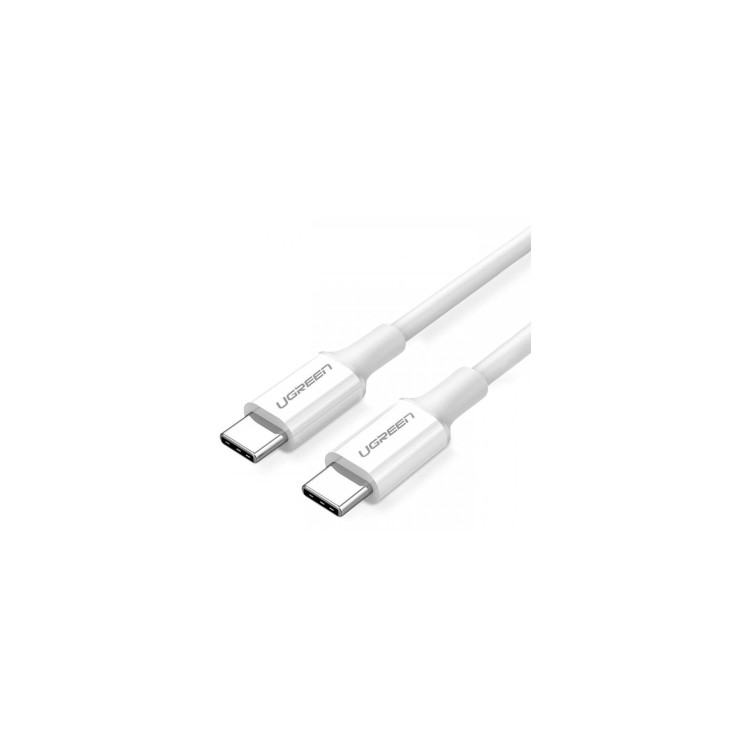 UGREEN Type C 2.0 Male To Type C 2.0 Male 5A Data Cable - White