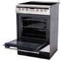Refurbished Amica 608CE2TAXX 60cm Electric Cooker With Ceramic Hob Stainless Steel