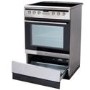 Refurbished Amica 608CE2TAXX 60cm Electric Cooker With Ceramic Hob Stainless Steel