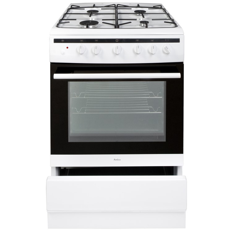 Amica 60cm Gas Cooker - White