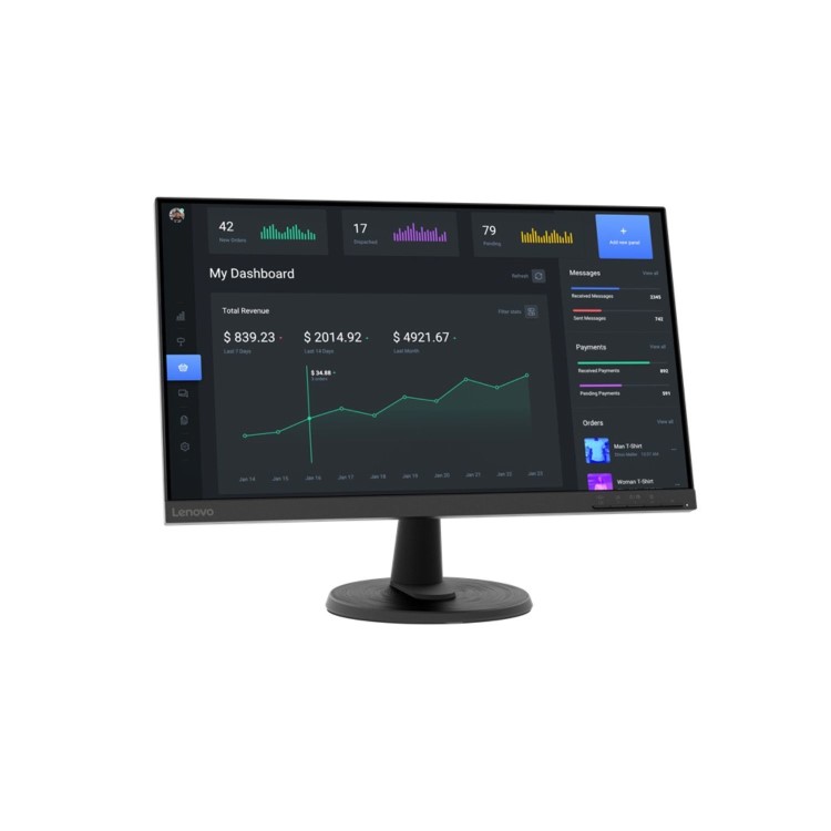 Refurbished Lenovo C24-40 24" VA FHD FreeSync Monitor