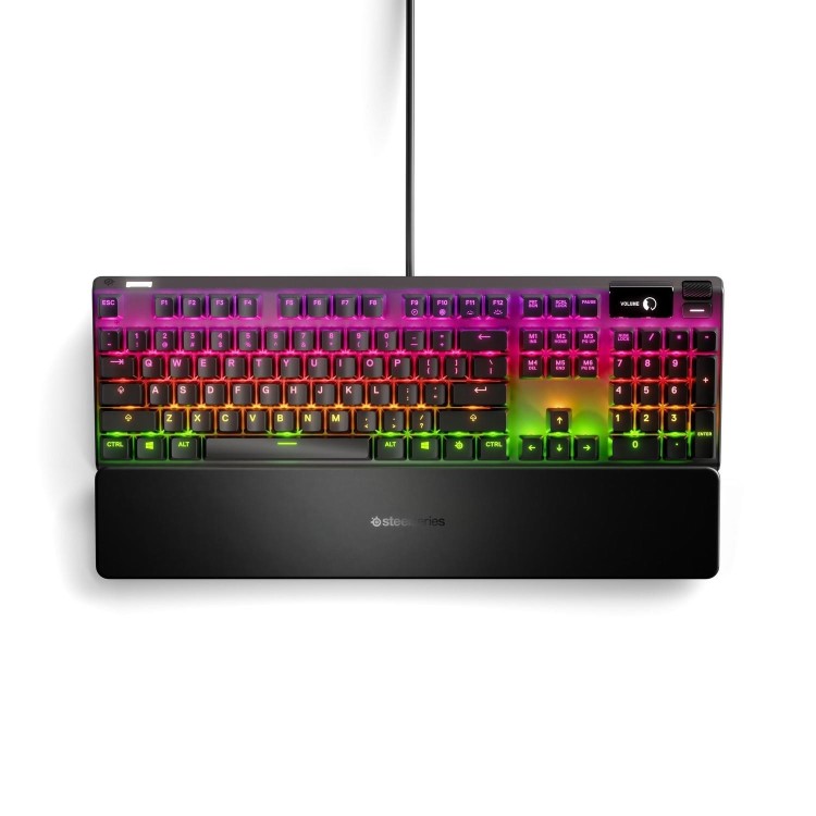 SteelSeries Apex 7 Mechanical Blue Switch OLED Gaming Keyboard