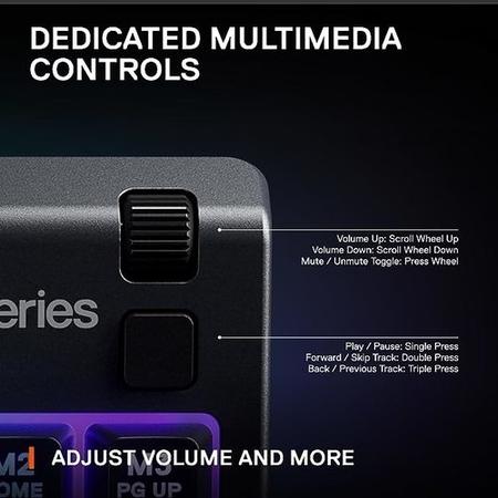 SteelSeries Apex 3 Tenkeyless RGB Wired Gaming Keyboard Black