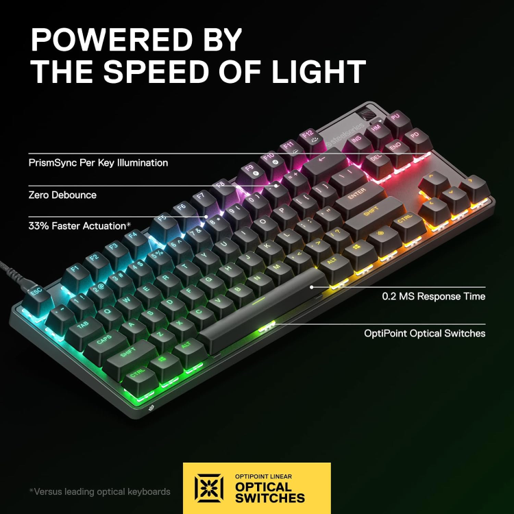 SteelSeries Apex 9 TKL Wired Mechanical Gaming Keyboard