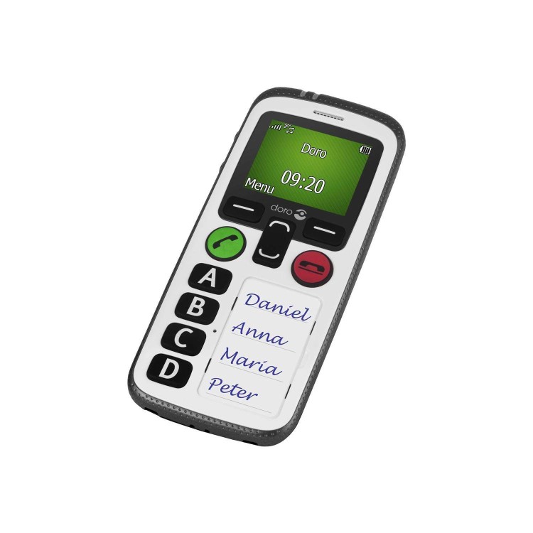 GRADE A1 - Doro Secure 580 White 3G SIM Free - Elderly and Vunerable Friendly with GPS Tracking - Hearing Aid Compatible 