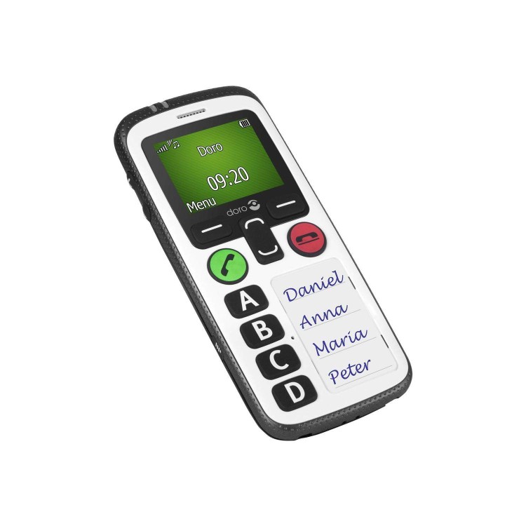 GRADE A1 - Doro Secure 580 White 3G SIM Free - Elderly and Vunerable Friendly with GPS Tracking - Hearing Aid Compatible 