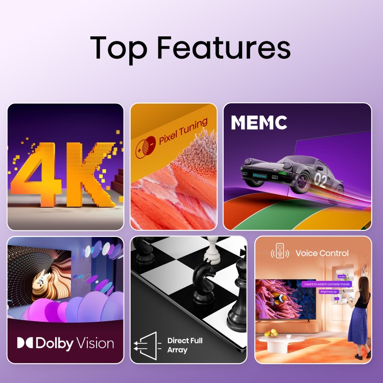 Hisense A6K 65 inch Smart 4K Ultra HD LED TV