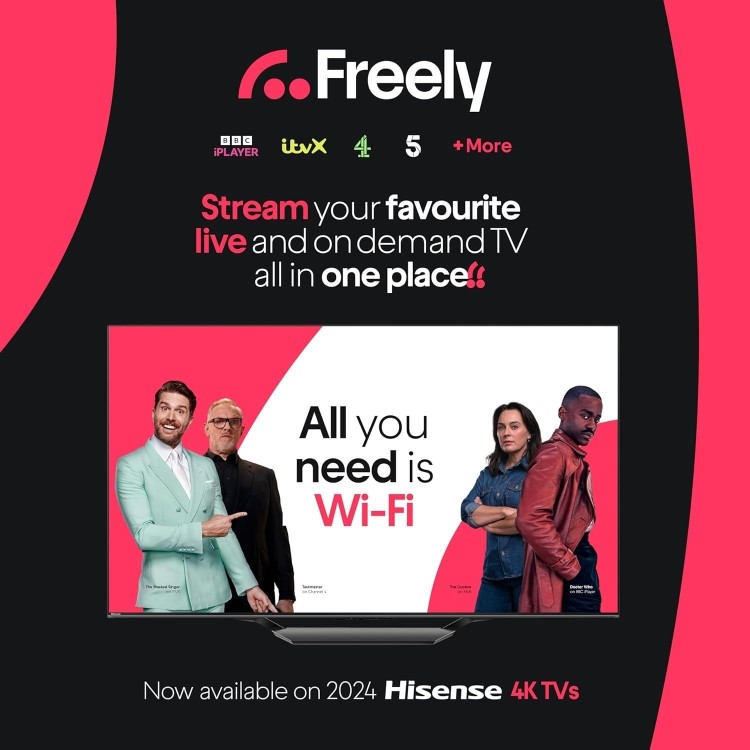 Hisense A85NTUK OLED 4K Smart TV – 120Hz Dolby Vision IMAX Enhanced