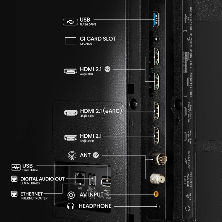 Hisense A85NTUK OLED 4K Smart TV – 120Hz Dolby Vision IMAX Enhanced