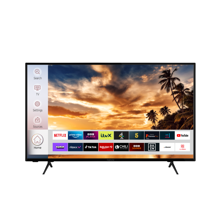 Refurbished Digihome 65" 4K Ultra HD with HDR Freeview LED Smart TV