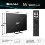 Hisense E8QTUK 65 inch Smart 4K Ultra HD Mini-LED TV