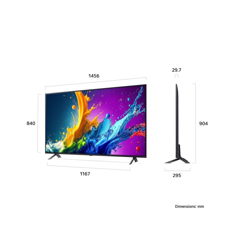 Ex Display - LG QNED80 65 inch QNED AI 4K HDR Smart TV