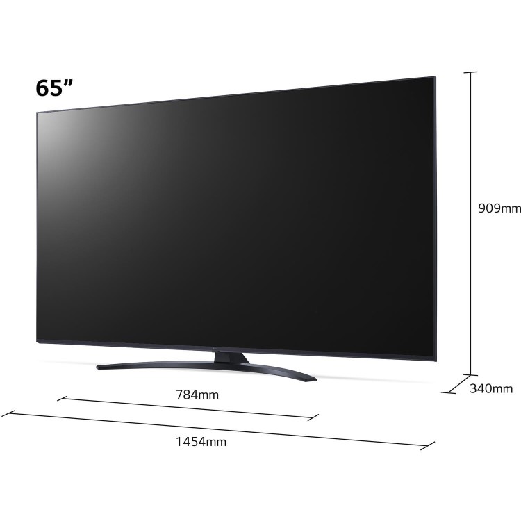 Refurbished LG 8100 Series 65" 4K Ultra HD with HDR10 LED Freesat HD Smart TV