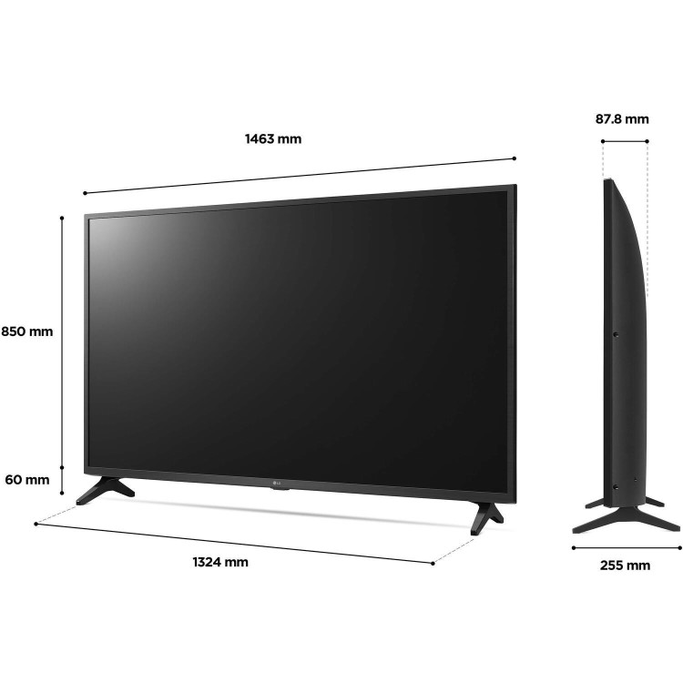 Refurbished LG UQ75 65" 4K Ultra HD with HDR10 Pro LED Freesat HD Smart TV