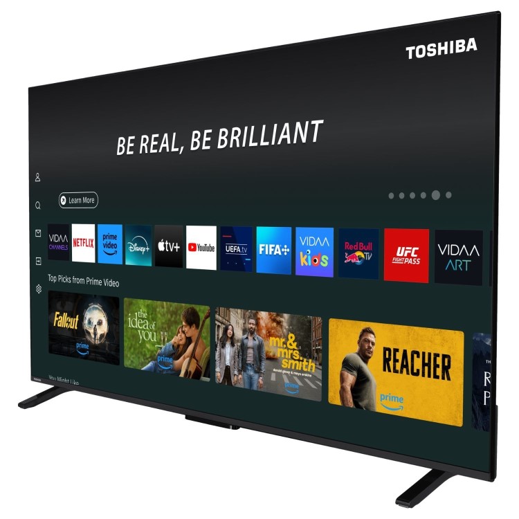 Toshiba 65UV2F53DBU 65" 4K UHD Smart LED TV with Dolby Vision Dolby Atmos & Freely Streaming