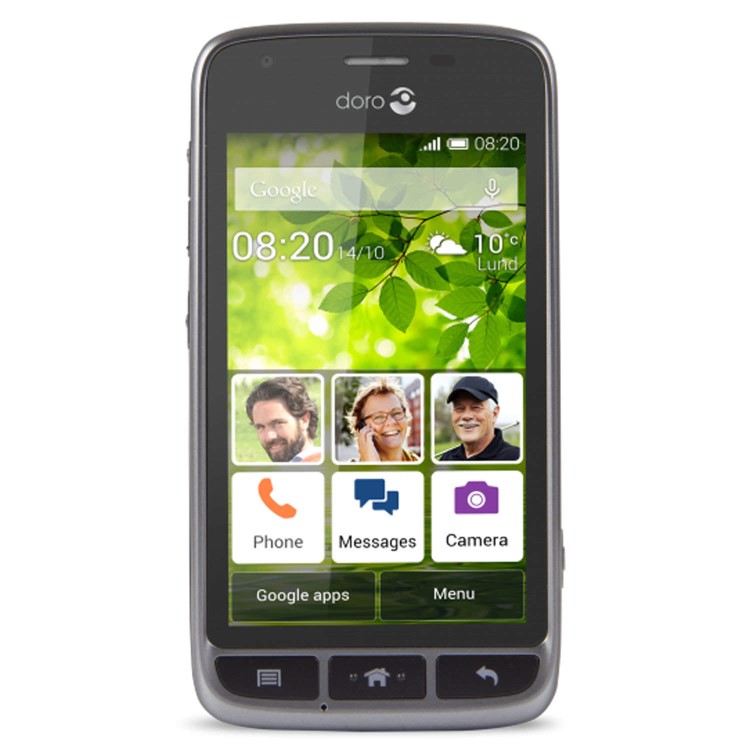 GRADE A1 - Doro Liberto 820 Mini Black/Steel 4" 4GB 3G Unlocked & SIM Free