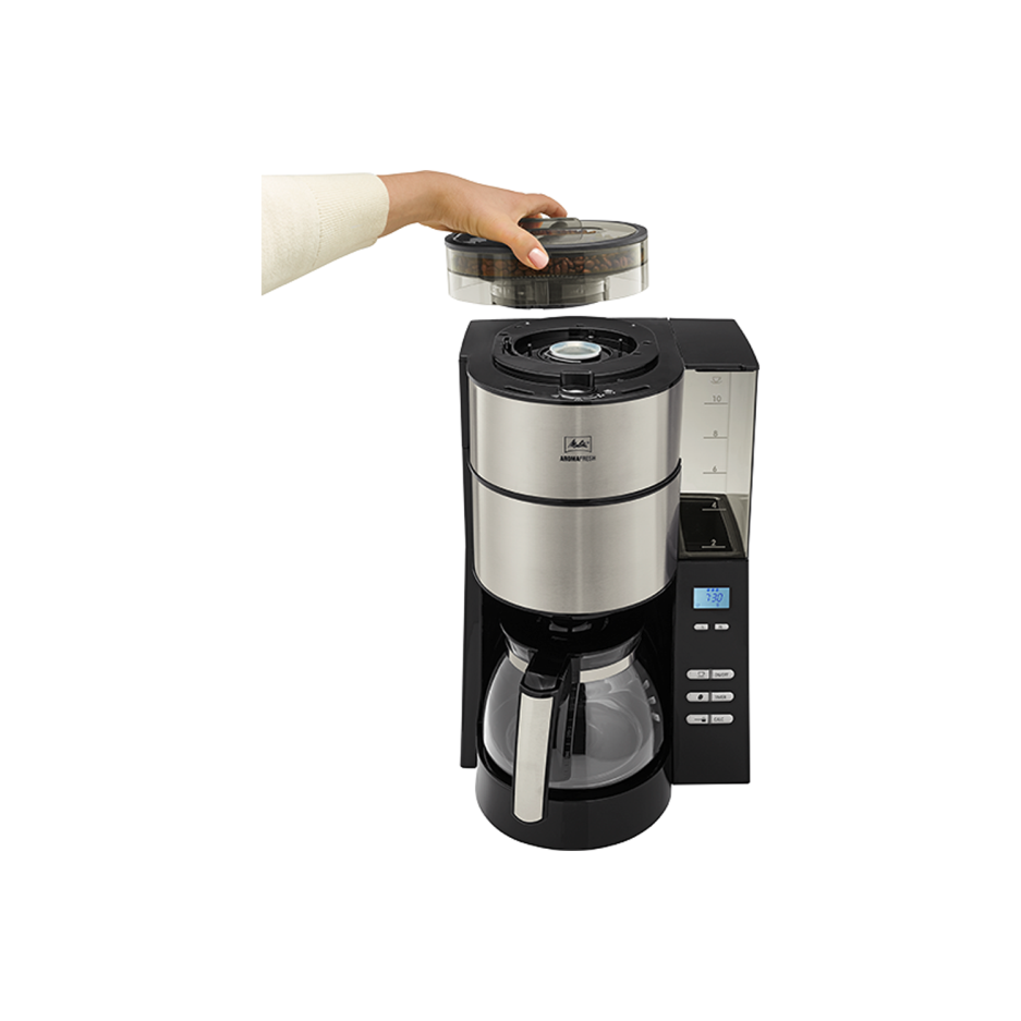 Melitta 6760642 Aromafresh Grind and Brew Filter Coffee Machine ...