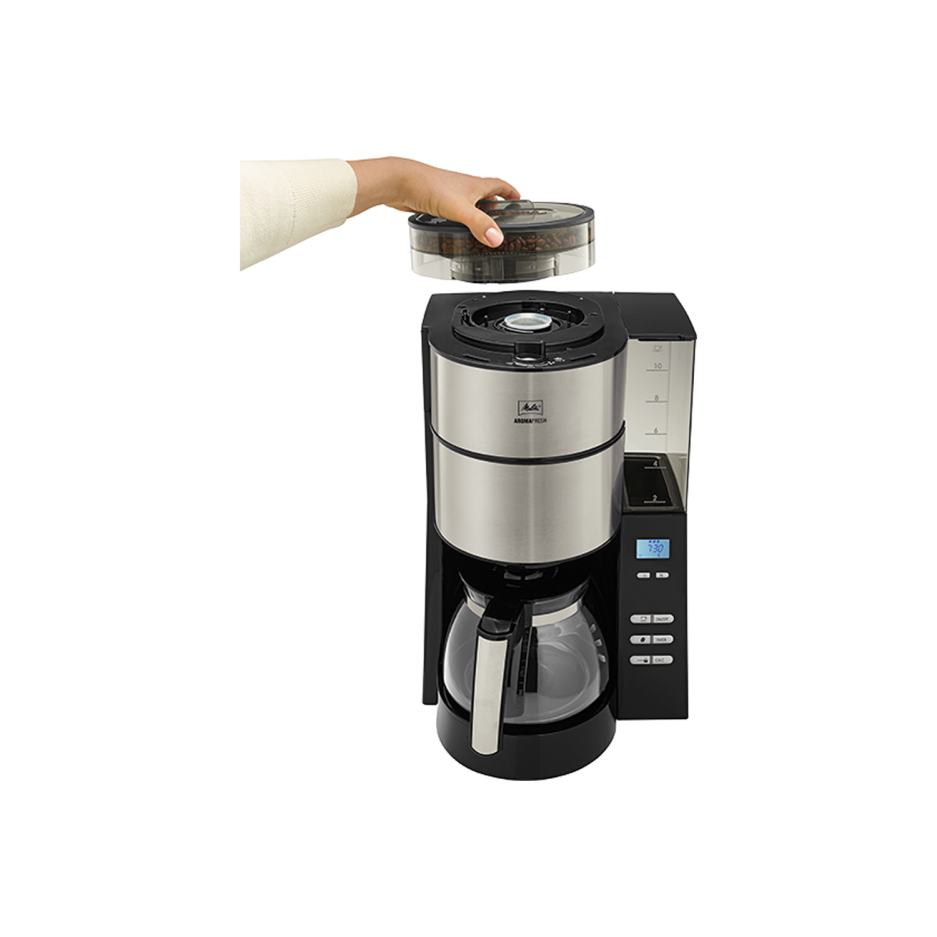 Melitta 6760642 Aromafresh Grind and Brew Filter Coffee Machine