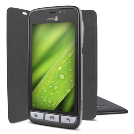 Doro Liberto 8030 Smart Magnetic Flip Cover - Black