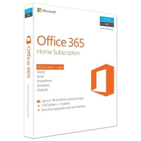 Microsoft Office 365 Home Premium - 5 users 12 month license