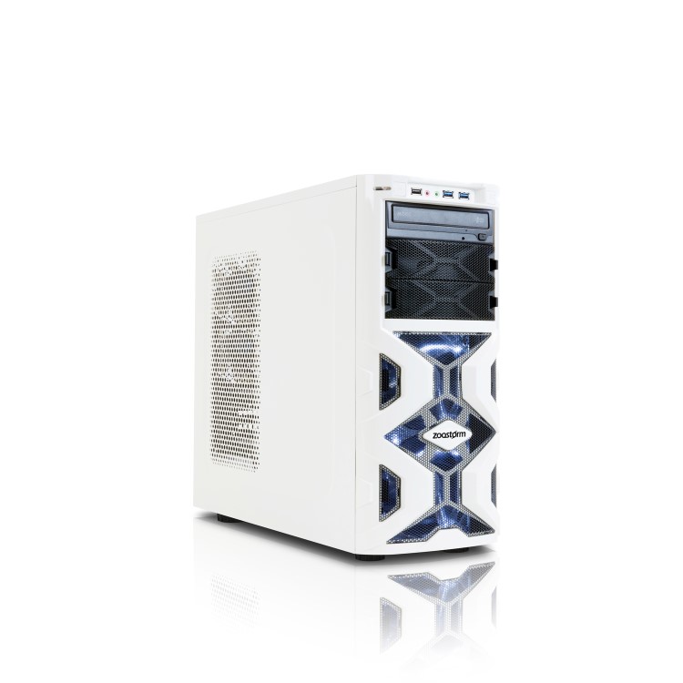 StormForce Tornado Core i5-6400 16GB RAM 1TB HDD+120GB SSD Radeon RX 480 DVD-RW Windows 10 Gaming Desktop