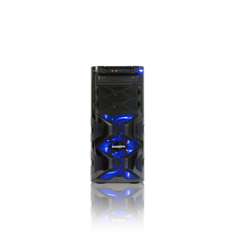Refurbished StormForce Tornado Core i5-7400 8GB 1TB & 128GB GTX 1060 DVD-RW Windows 10 Gaming Desktop