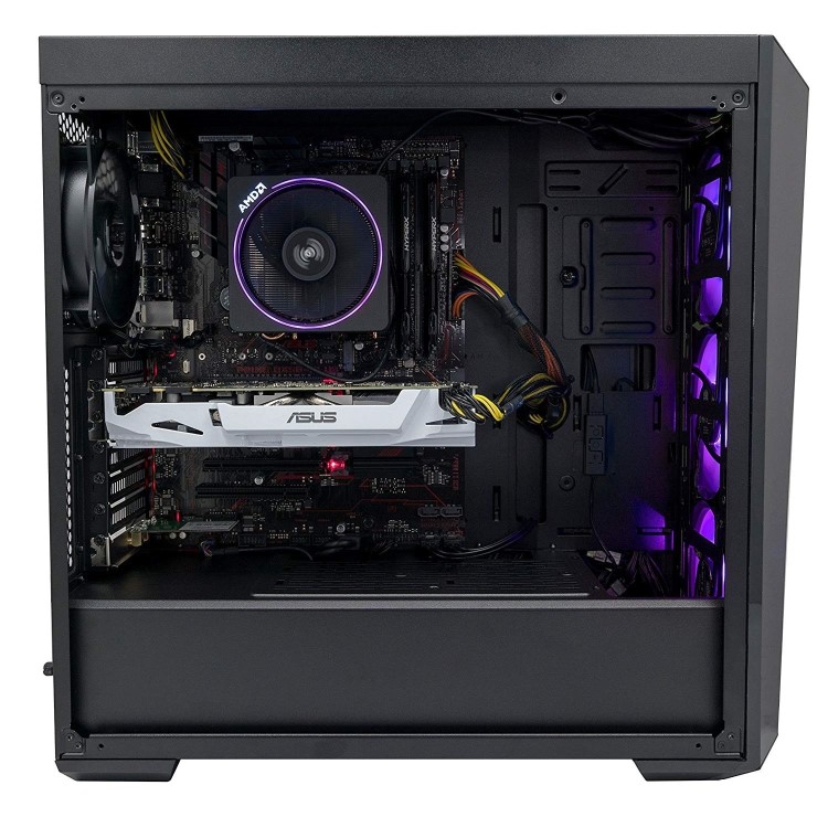Stormforce Crystal Ryzen 5 1600X 16GB 1TB + 250GB SSD GTX 1070 8GB Windows 10 Gaming PC