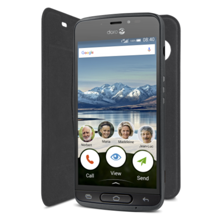 Doro 8040 Flip Cover Black