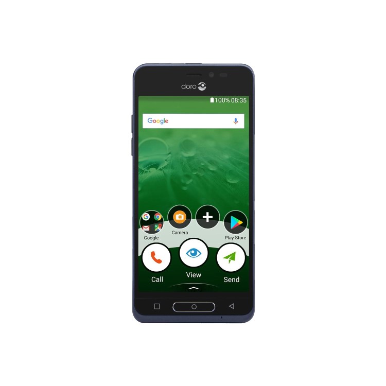 Refurbished Doro 8035 Black/Blue 5" 16GB 4G Unlocked & SIM Free Smartphone
